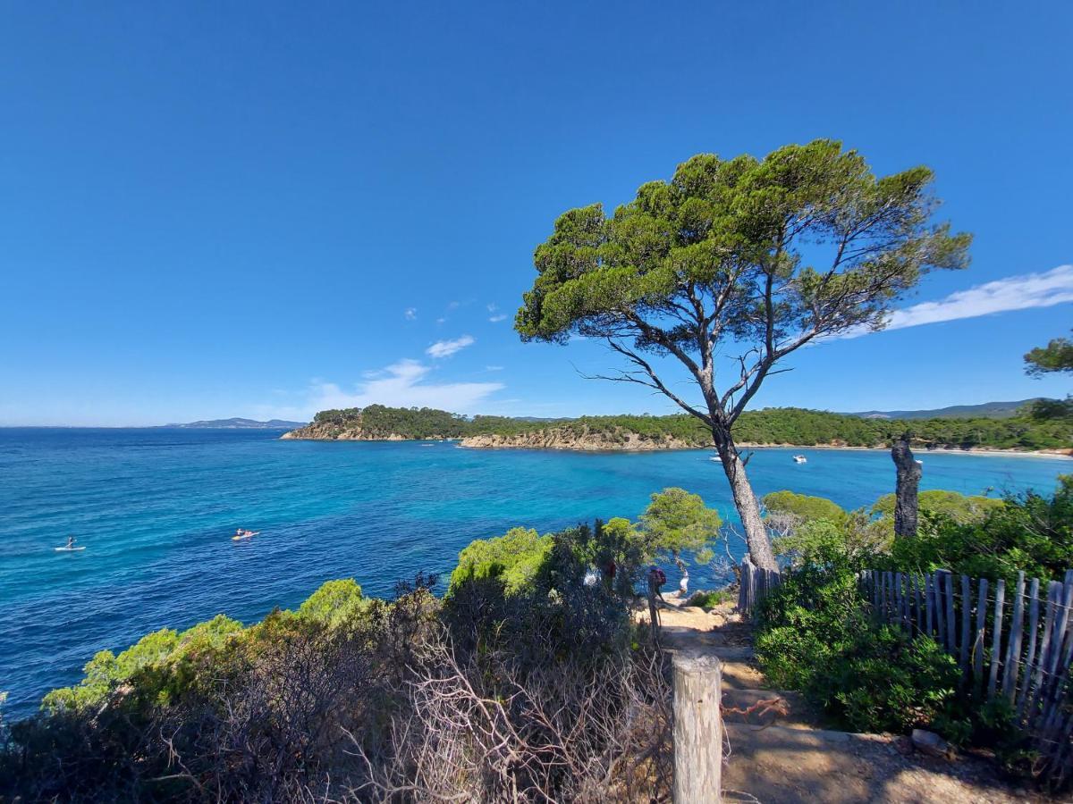 Coquet studio avec belle terrasse Appartamento La Londe-les-Maures Esterno foto