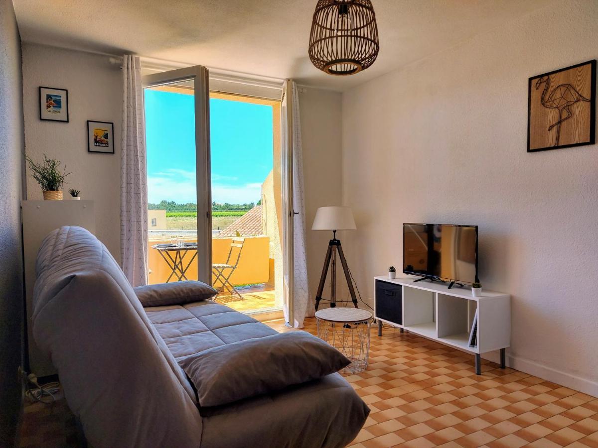 Coquet studio avec belle terrasse Appartamento La Londe-les-Maures Esterno foto
