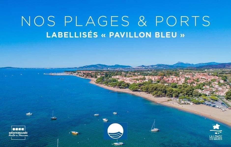 Coquet studio avec belle terrasse Appartamento La Londe-les-Maures Esterno foto