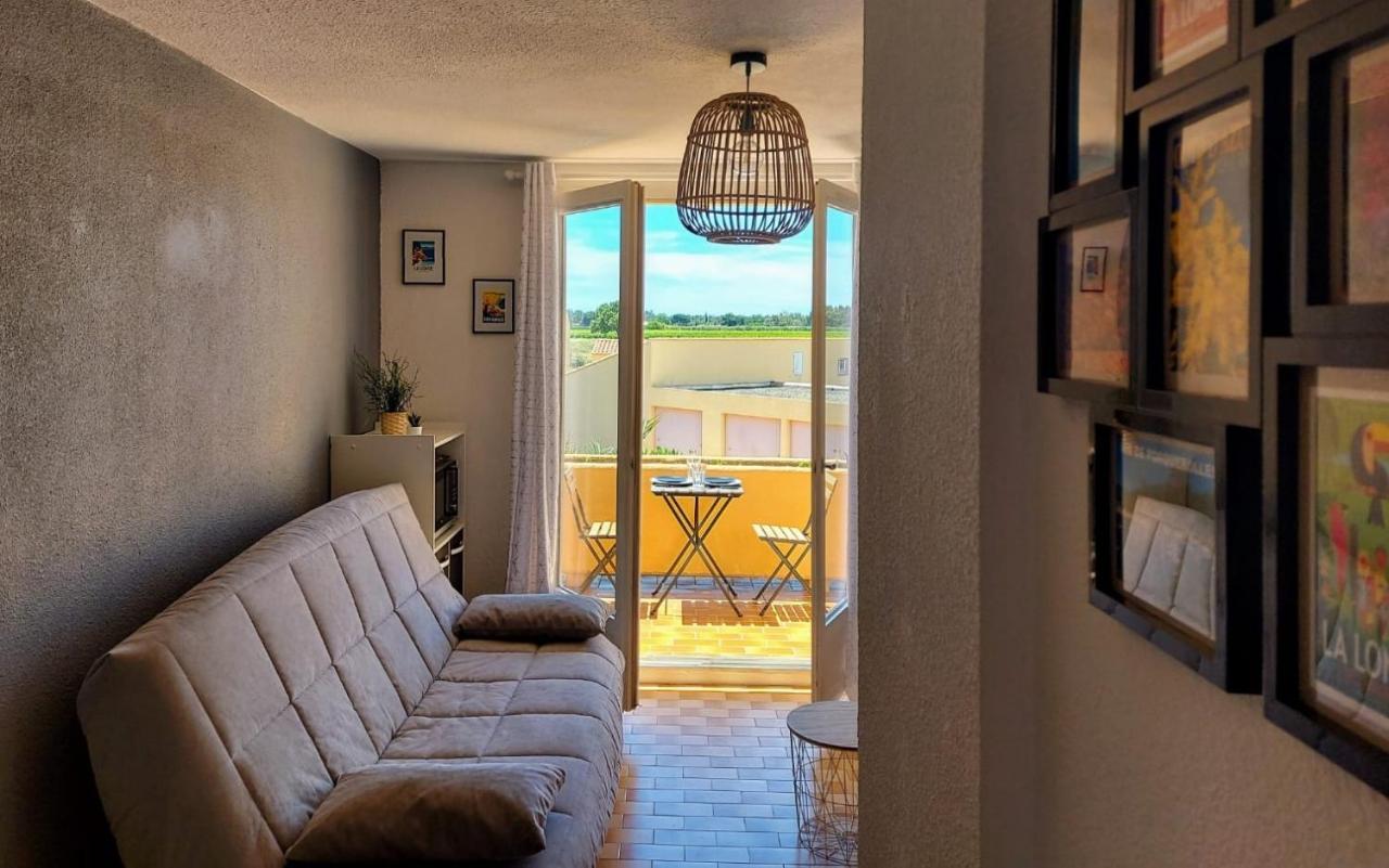Coquet studio avec belle terrasse Appartamento La Londe-les-Maures Esterno foto