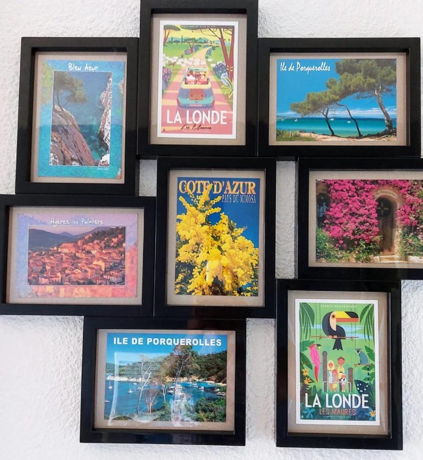 Coquet studio avec belle terrasse Appartamento La Londe-les-Maures Esterno foto